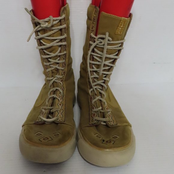 Womens RARE Nike Air Sabaku Japan Moc Toe High Top tribal fold over Sneaker sz 9 - Picture 3 of 14